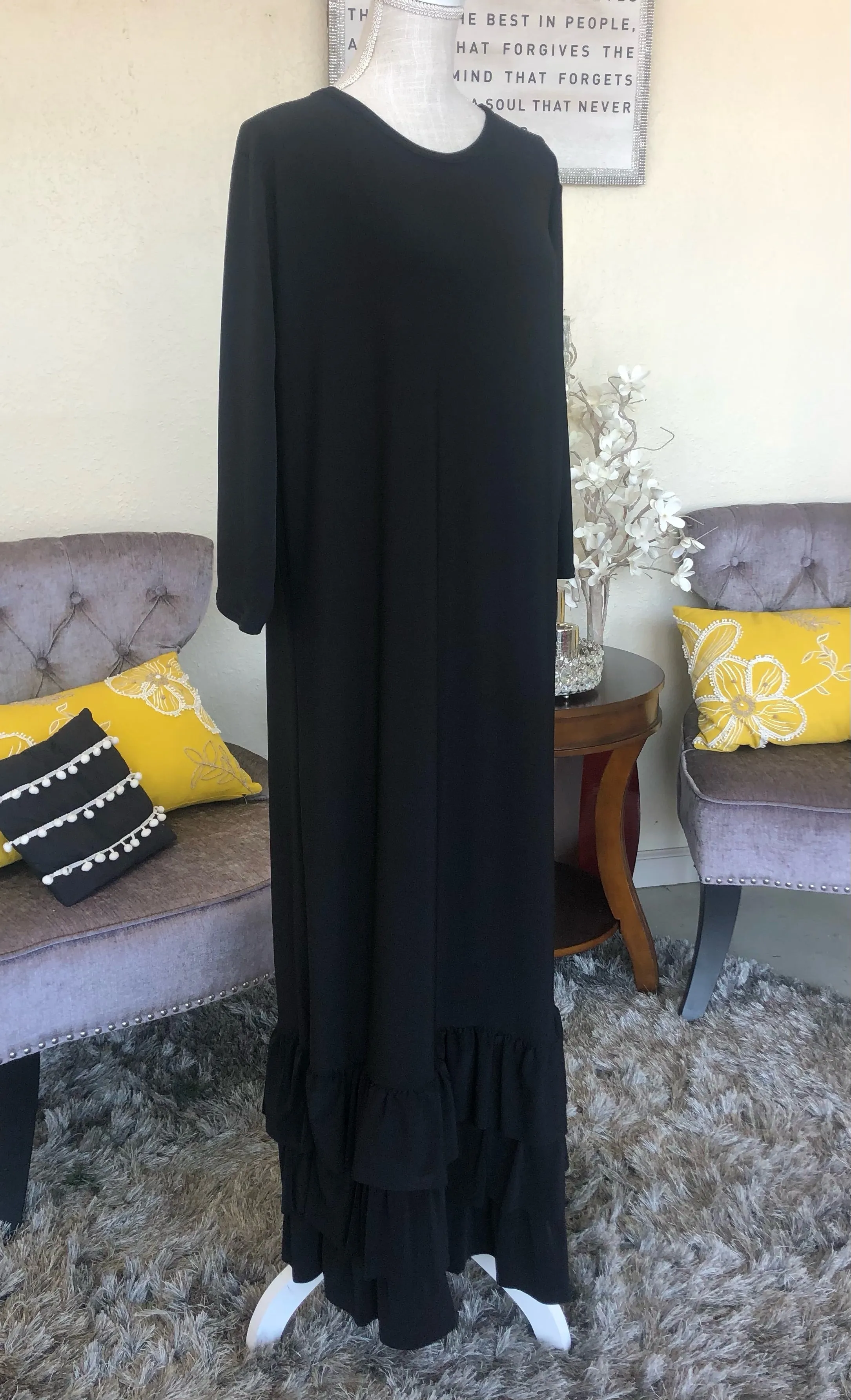 Harper Black ITY Layering Dress