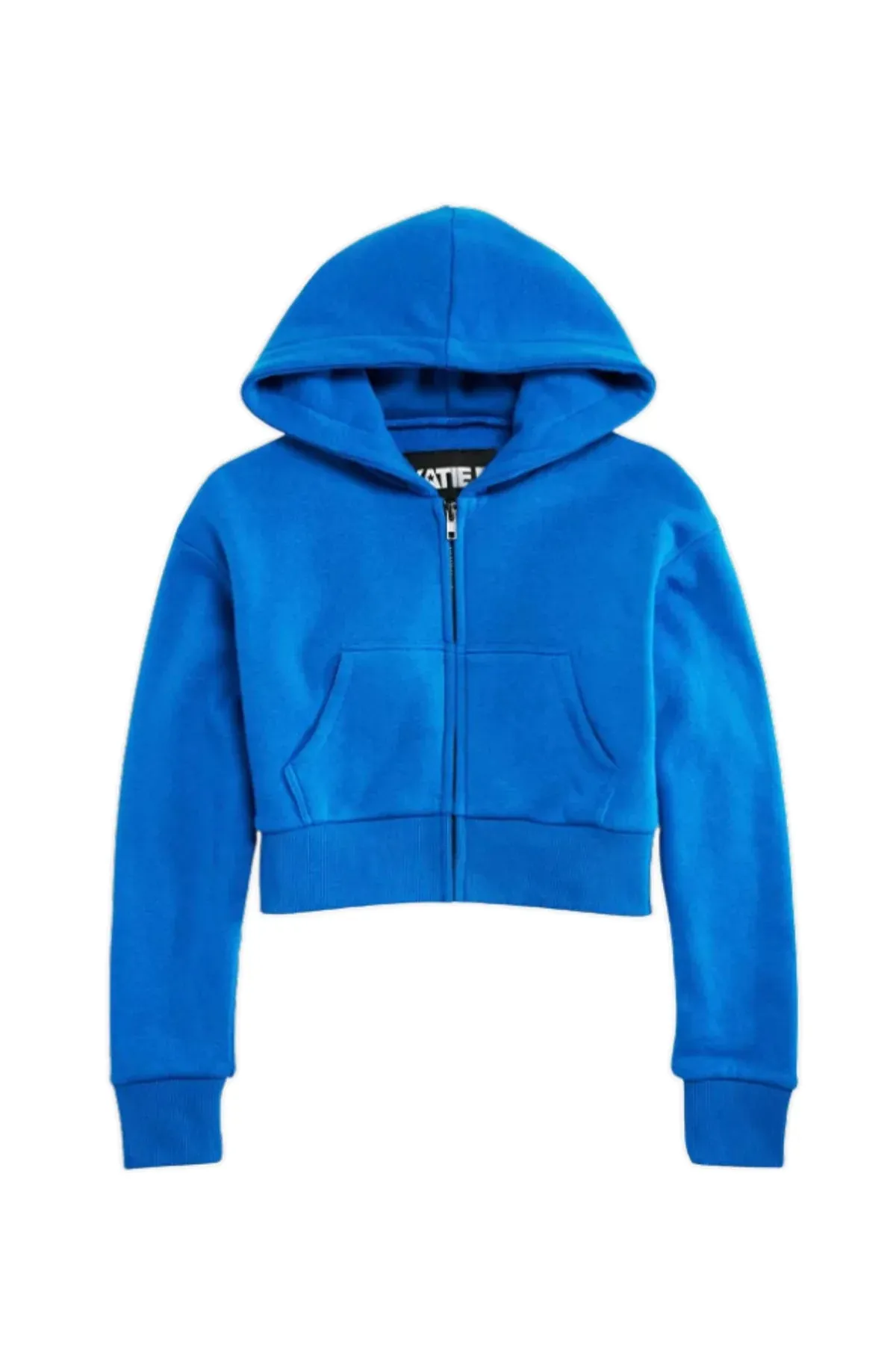 KatieJ NYC Tween Dylan Zip Crop Hoodie