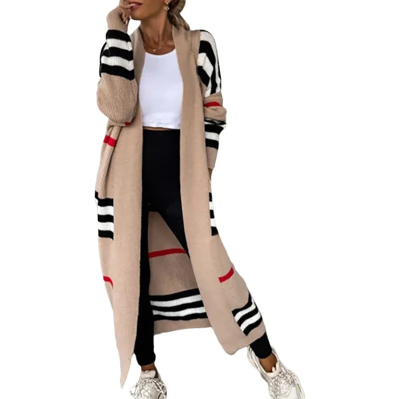 MB FASHION LONG CHIC CARDIGAN SWEATER COAT 9843LY