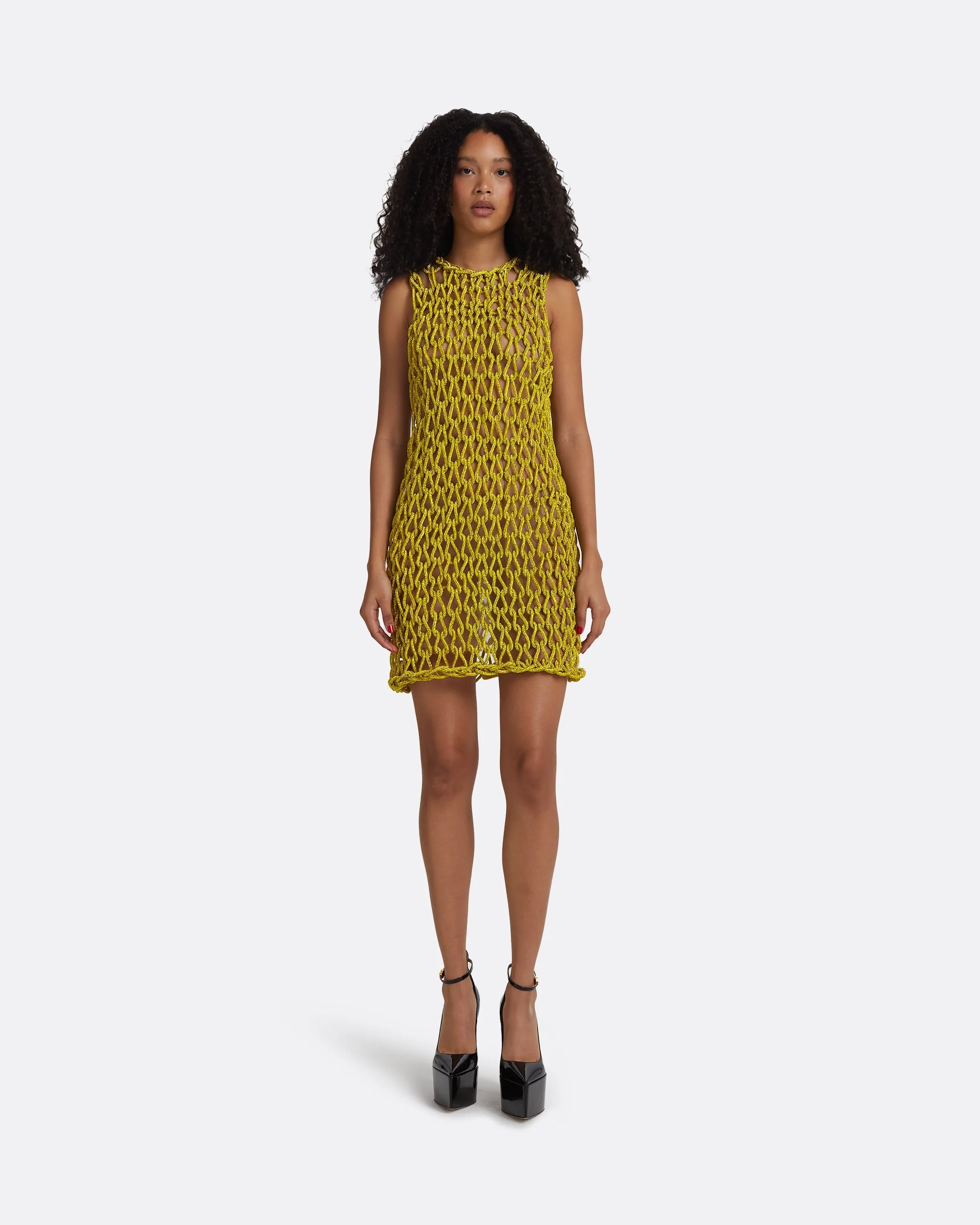 Sahara Citrine Short Dress